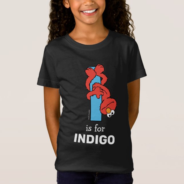 Elmo Alphabet | I Blue T-Shirt (Front)