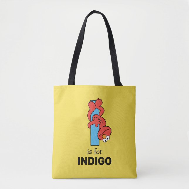 Elmo Alphabet | I Blue Tote Bag (Front)