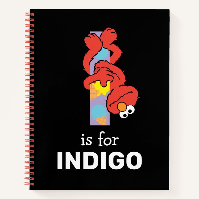 Elmo Alphabet | I Ice Cream Notebook (Front)