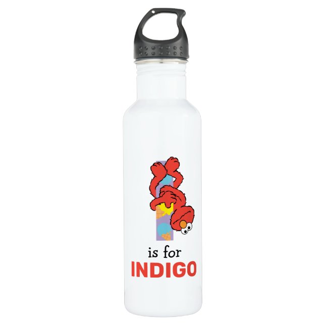 Elmo Alphabet | I Ice Cream Stainless Steel Water Bottle (Front)
