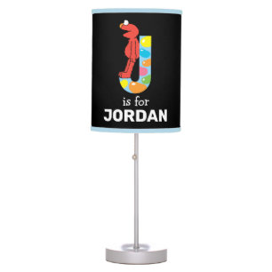 Elmo Alphabet   J Jelly Bean Table Lamp