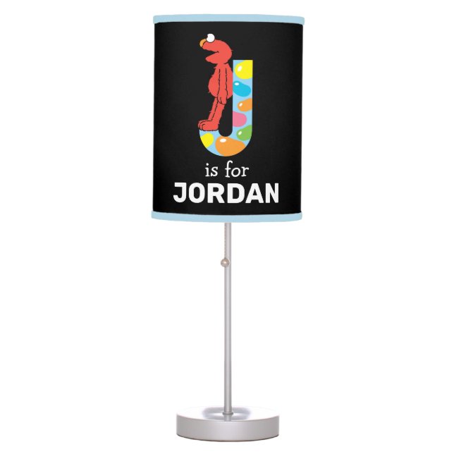 Elmo Alphabet | J Jelly Bean Table Lamp (Front)