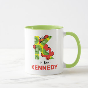 Elmo Alphabet K Kiwi Mug