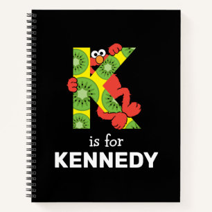 Elmo Alphabet K Kiwi Notebook