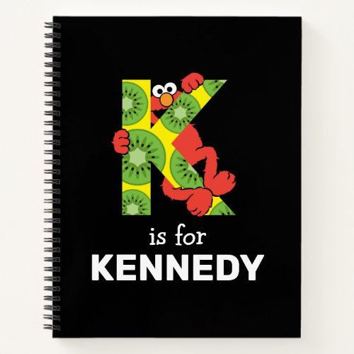 Elmo Alphabet  K Kiwi Notebook