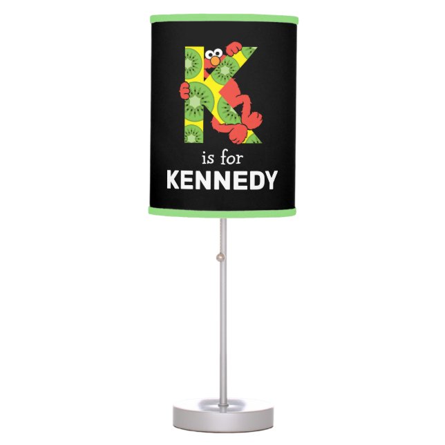 Elmo Alphabet | K Kiwi Table Lamp (Front)