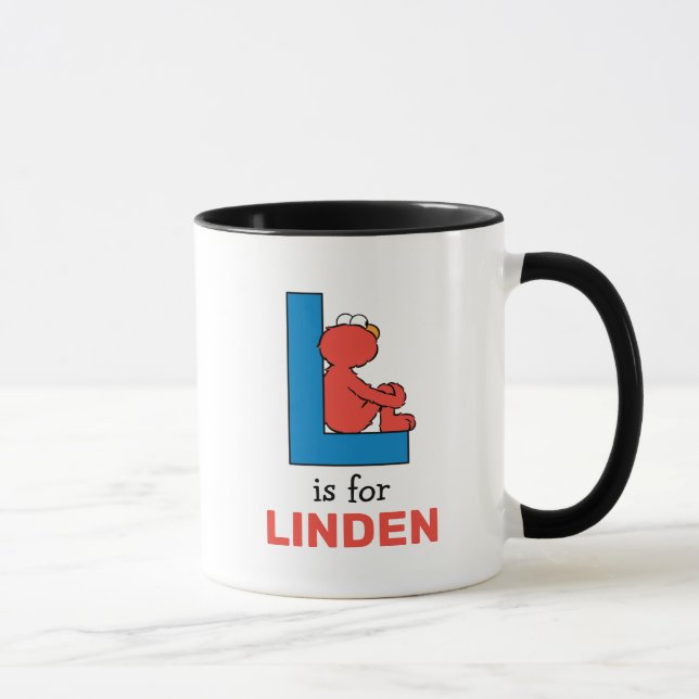 Elmo Alphabet | L Blue Mug (Right)