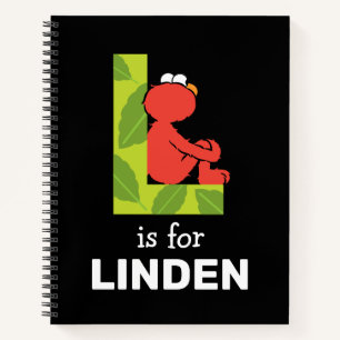 Elmo Alphabet L Leaf Notebook