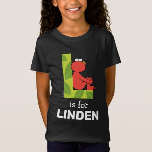 Elmo Alphabet  L Leaf T_Shirt