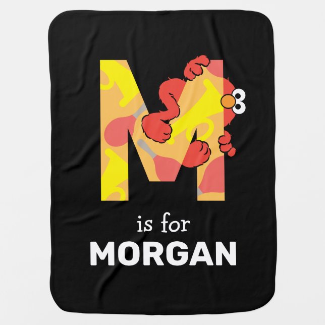 Elmo Alphabet | M Music Baby Blanket (Front)