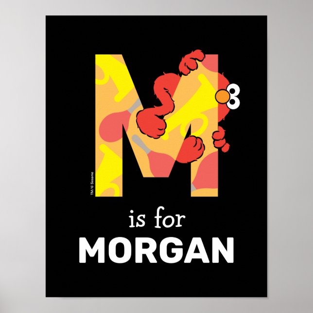 Elmo Alphabet | M Music Poster (Front)