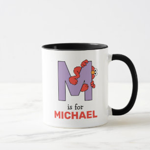 Elmo Alphabet M Purple Mug
