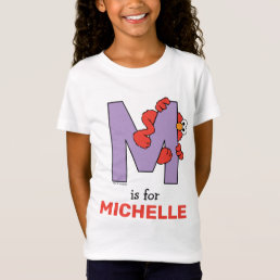 Elmo Alphabet | M Purple T-Shirt