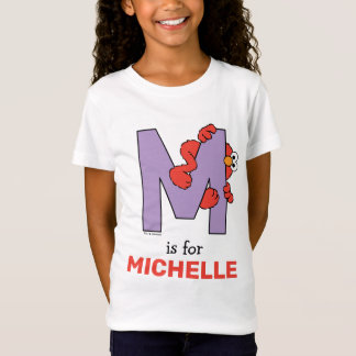 Elmo Alphabet | M Purple T-Shirt