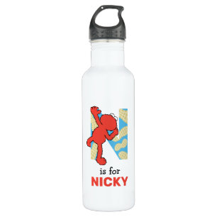 Elmo Alphabet   N Nuts Stainless Steel Water Bottle
