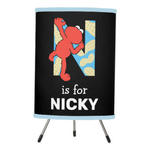 Elmo Alphabet   N Nuts Tripod Lamp