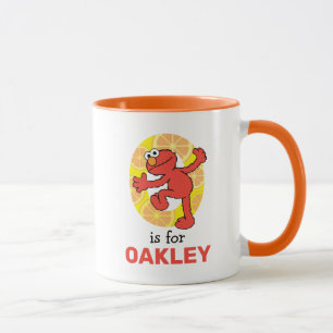 Elmo Alphabet O Orange Mug