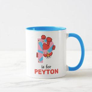 Elmo Alphabet P Pencil Mug
