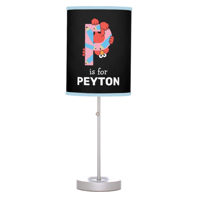 Elmo Alphabet | P Pencil Table Lamp (Front)