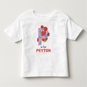 Elmo Alphabet   P Pencil Toddler T-shirt