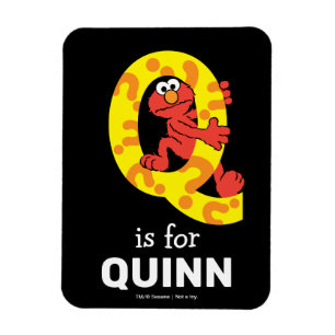 Elmo Alphabet Q Question Mark Magnet