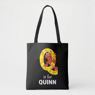 Elmo Alphabet Q Question Mark Tote Bag