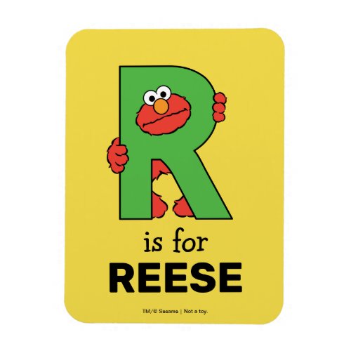 Elmo Alphabet  R Green Magnet