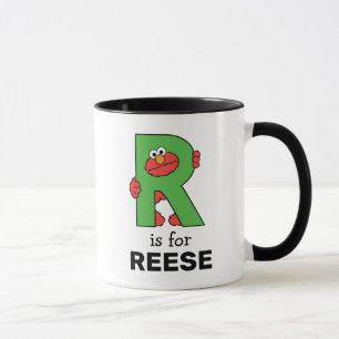Elmo Alphabet R Green Mug