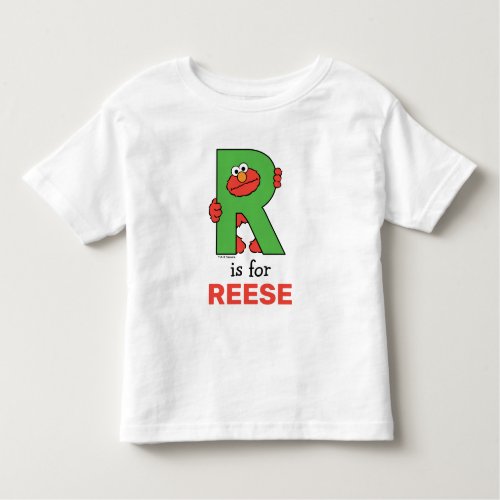 Elmo Alphabet  R Green Toddler T_shirt