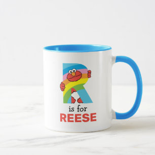 Elmo Alphabet R Rainbow Mug