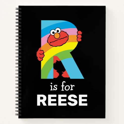 Elmo Alphabet  R Rainbow Notebook