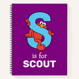 Elmo Alphabet S Blue Notebook