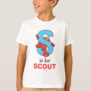 Elmo Alphabet | S Blue T-Shirt