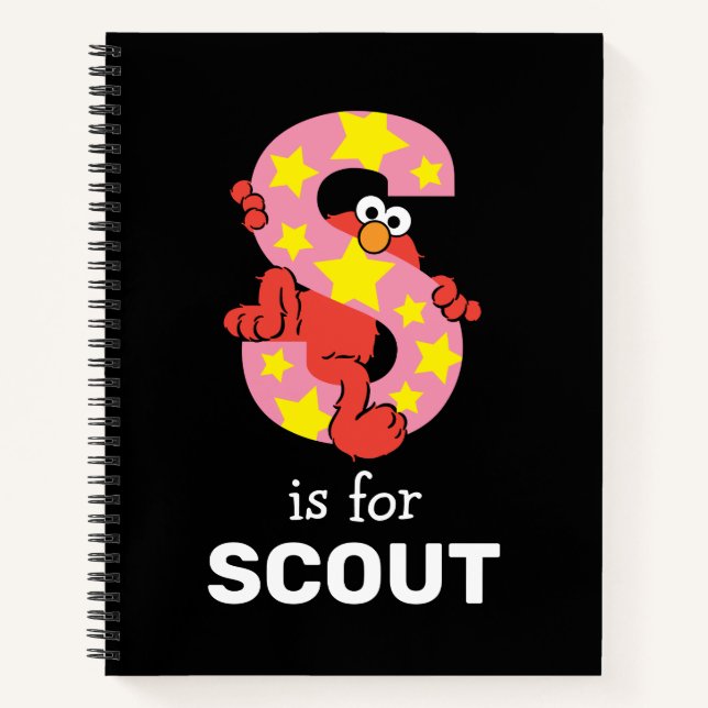 Elmo Alphabet | S Star Notebook (Front)