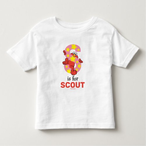 Elmo Alphabet  S Star Toddler T_shirt