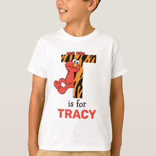 Elmo Alphabet   T Tiger T-Shirt