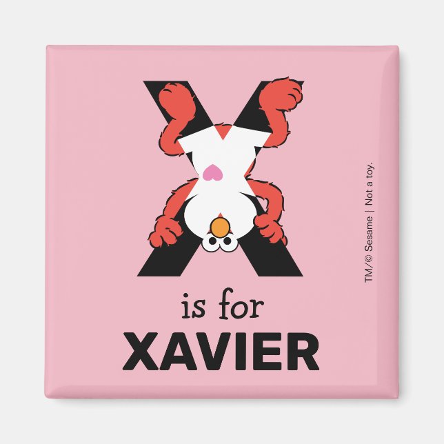 Elmo Alphabet | X Xray Magnet (Front)