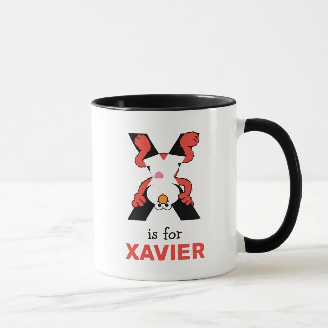Elmo Alphabet | X Xray Mug (Right)