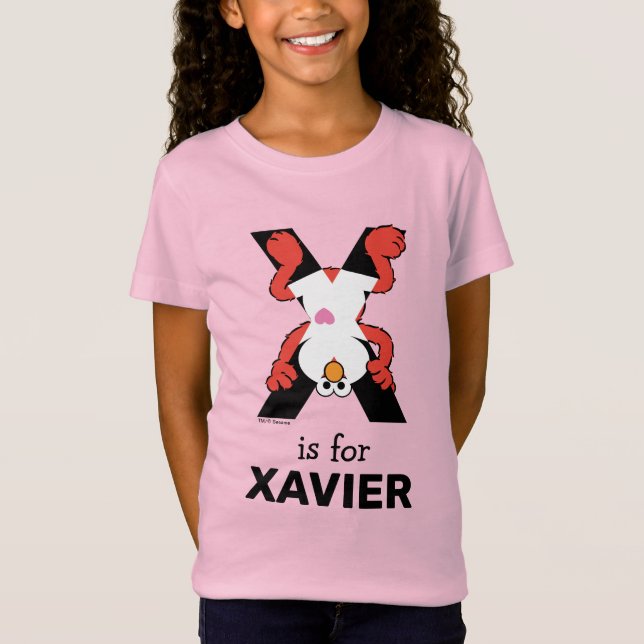 Elmo Alphabet | X Xray T-Shirt (Front)