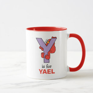 Elmo Alphabet Y Purple Mug