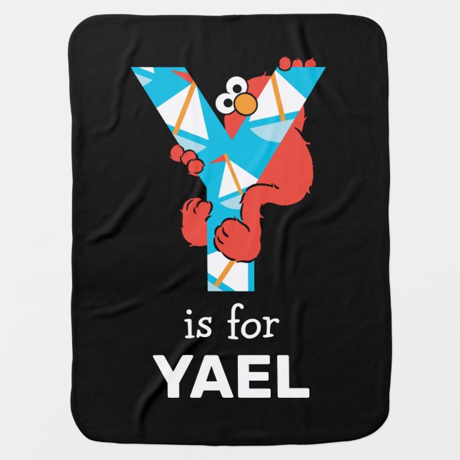 Elmo Alphabet | Y Yacht Baby Blanket (Front)