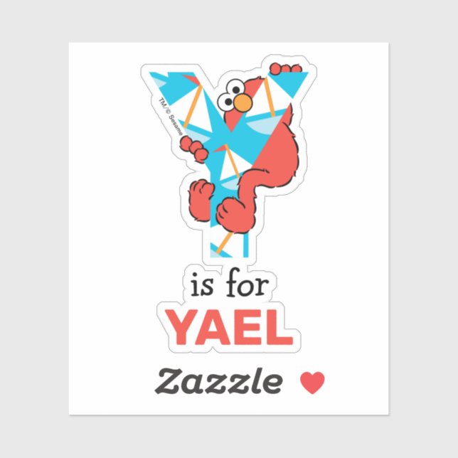 Elmo Alphabet | Y Yacht Sticker (Sheet)