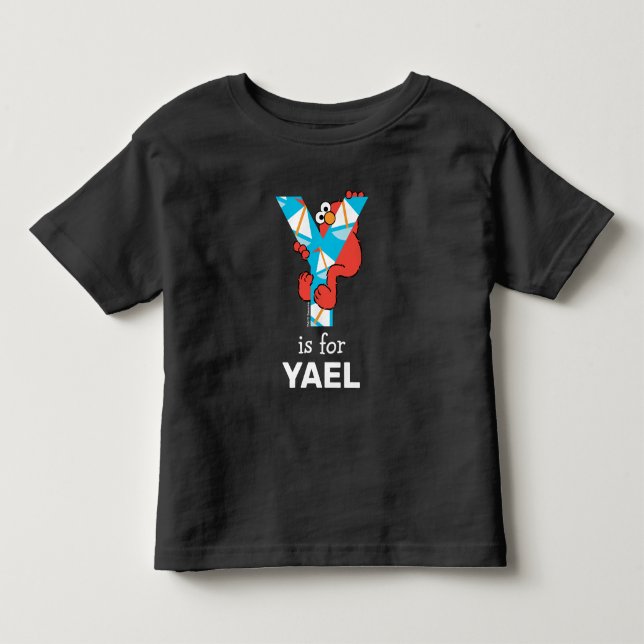 Elmo Alphabet | Y Yacht Toddler T-shirt (Front)