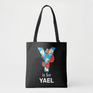 Elmo Alphabet Y Yacht Tote Bag