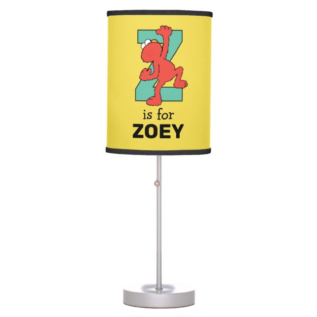 Elmo Alphabet | Z Teal Table Lamp (Front)