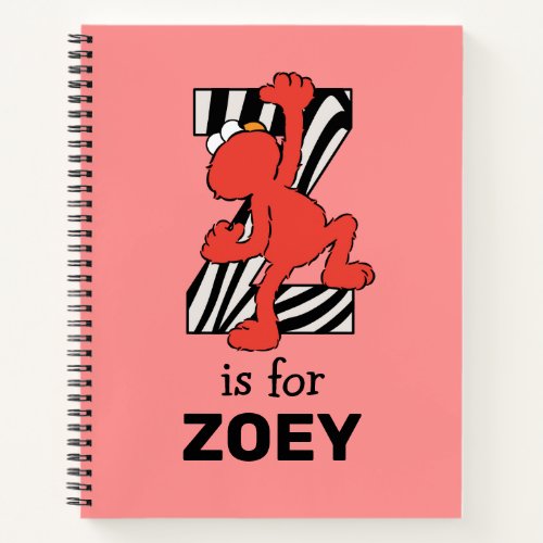 Elmo Alphabet  Z Zebra Notebook