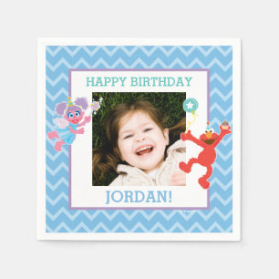 Elmo and Abby Birthday Napkins