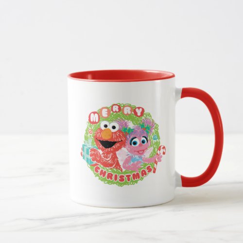 Elmo and Abby Scribble Mug