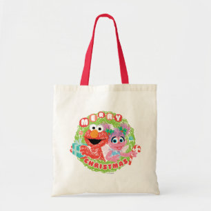 Elmo and Abby Scribble Tote Bag