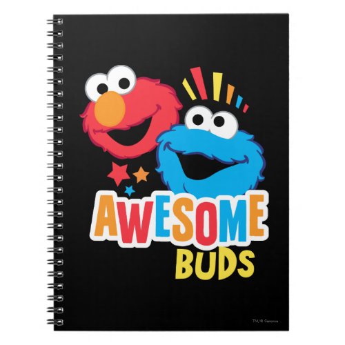 Elmo and Cookie Awesome Buds Notebook